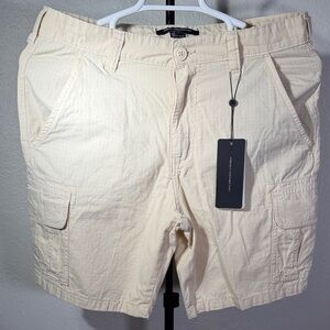 French Connection Light Tan Cargo Shorts
